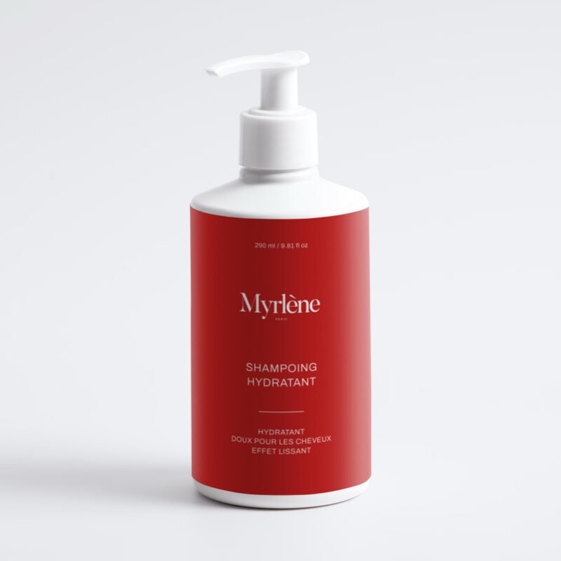 Shampoing hydratant Myrlène Paris, flacon pompe 290 ml