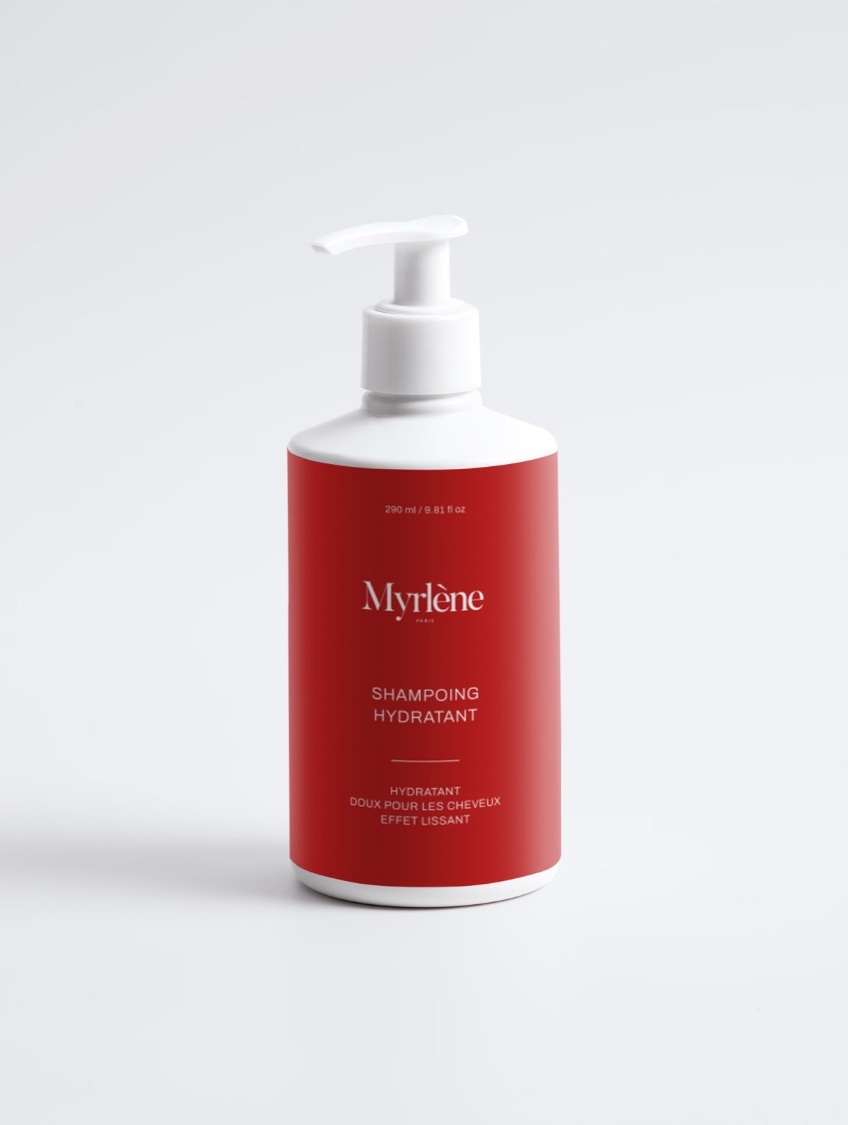 Shampoing hydratant Myrlène Paris, flacon pompe 290 ml